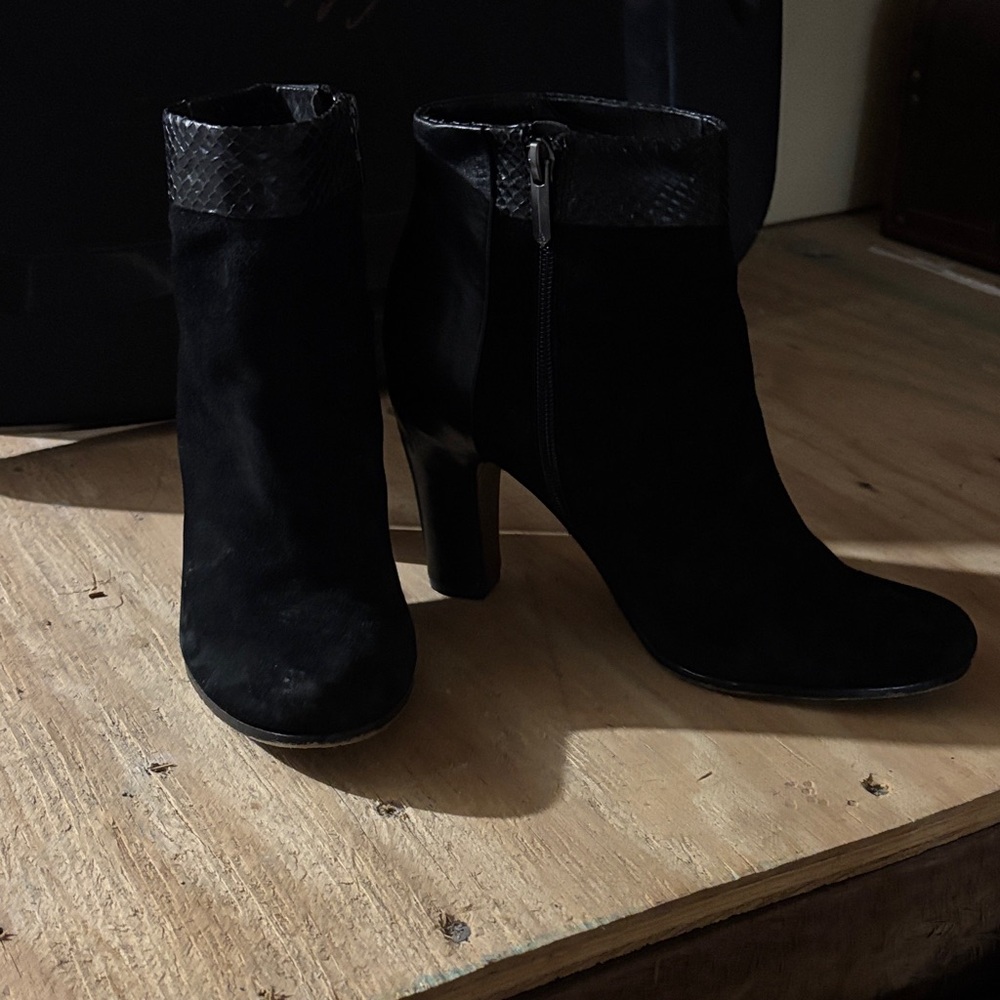Sam Edelman Black Heeled Boots